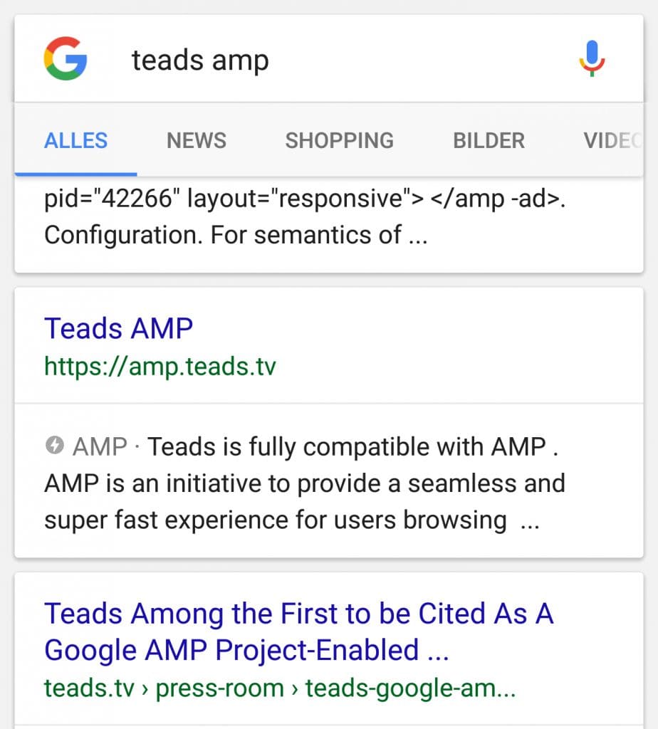 teads amp google suche 1