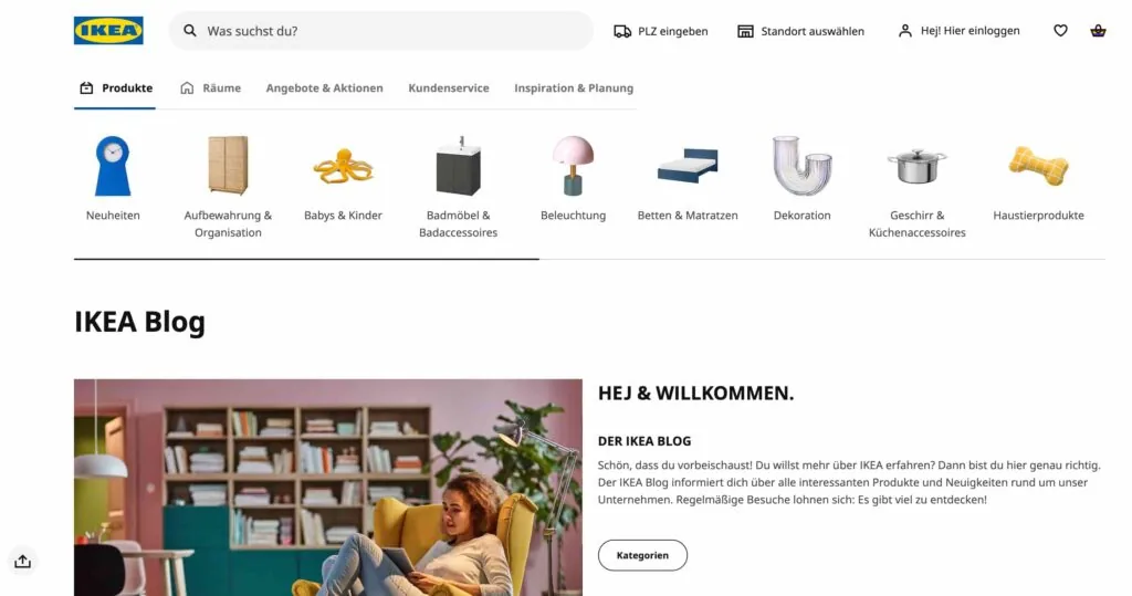 Digitalisierung im Vertrieb mit Content-Marketing am Beispiel von Ikea