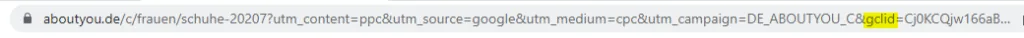 Google Click Identifier 