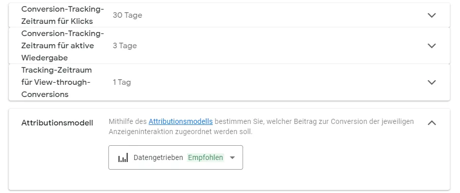 Google Ads Conversion Tracking Attribution