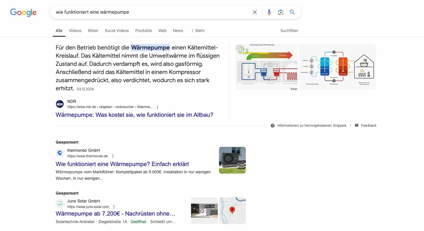 Google AI Overview unterscheidet sich von klassischen Featured Snippets