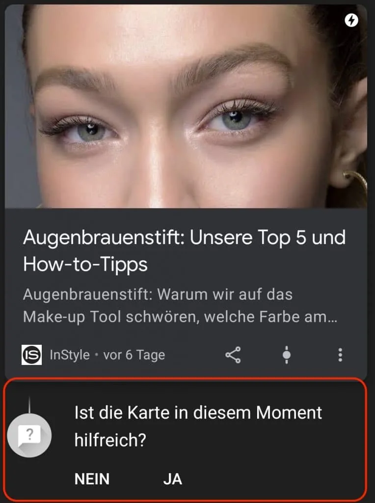 Google Discover Optimierung Inhalt hilfreich