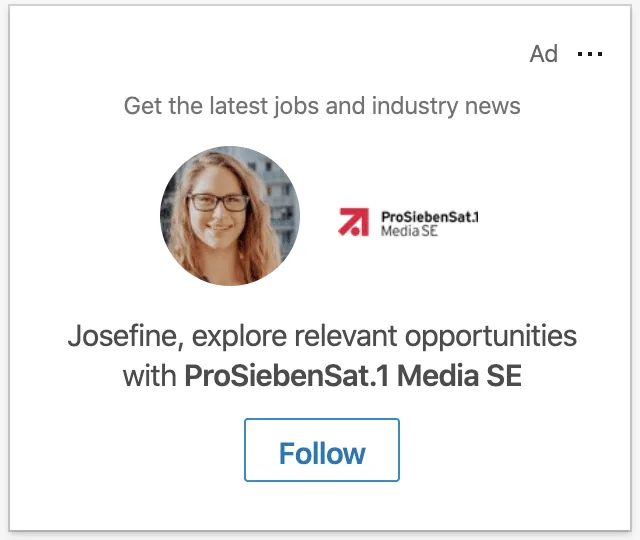 Follower Ads LinkedIn