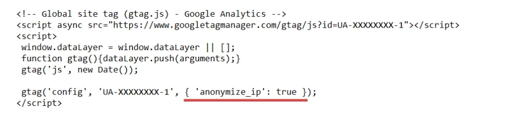 Google Analytics Implementierung Datenschutzkonformer Tracking Code
